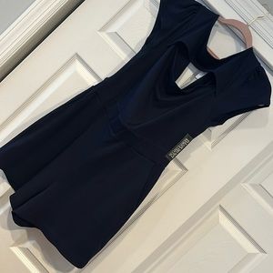 Navy shorts romper